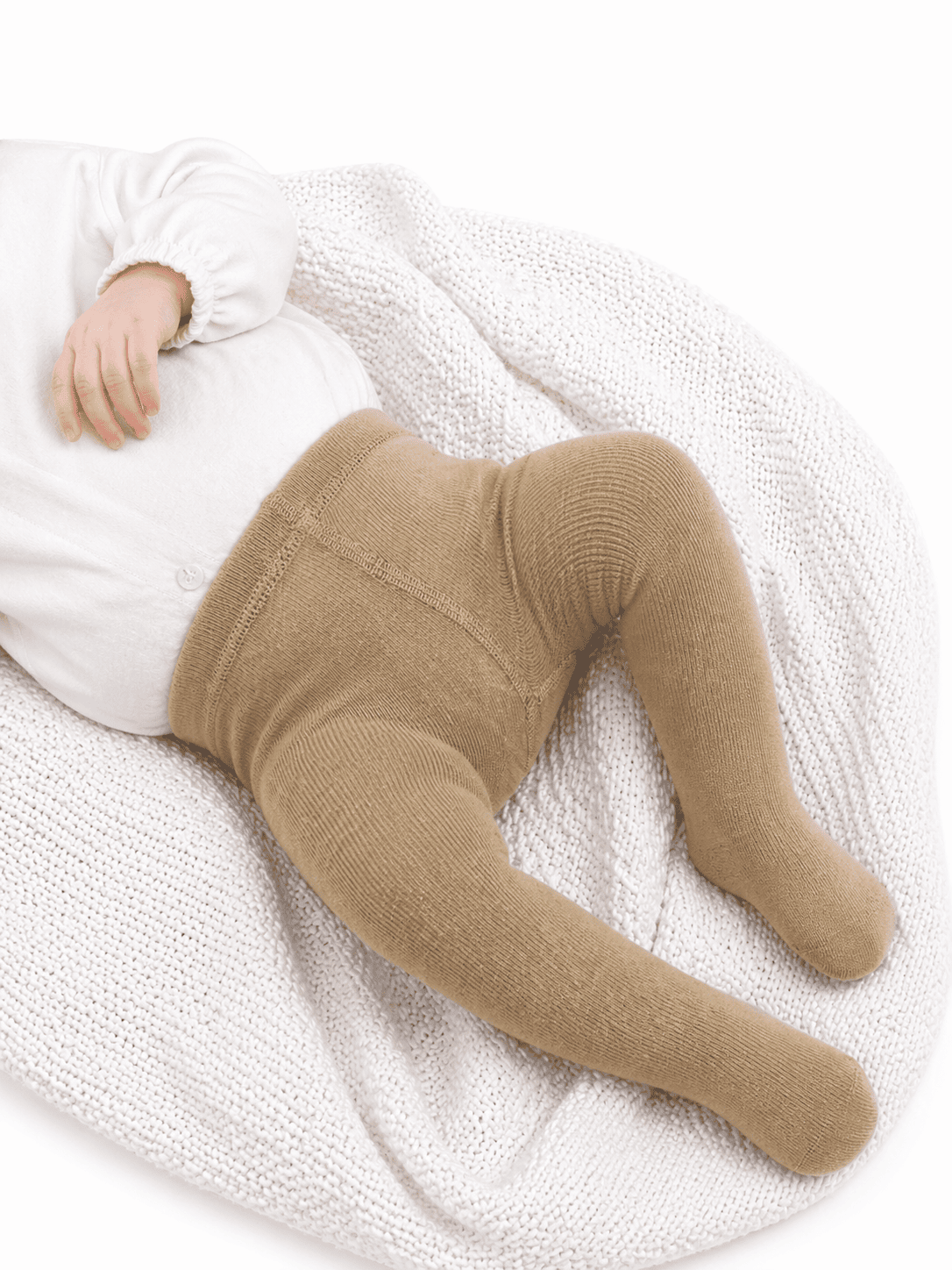 Collants de Algodão Orgânico para Recém-Nascido | Sem Costura na Biqueira | Ref.8727 - Image 7