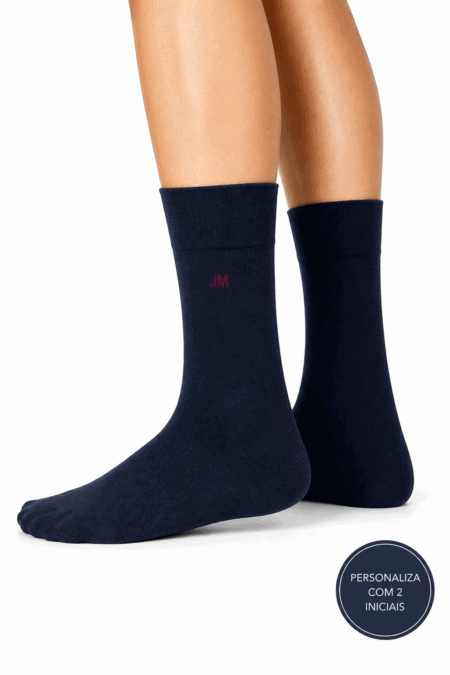 Meias Personalizáveis com Seda | Toque Suave e Elegante | Sem Costura na Biqueira | Ref.11974