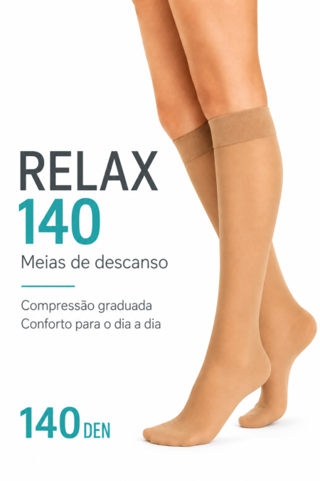 Mini-meia de descanso Relax I4O DEN | Compressão Graduada