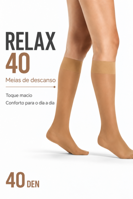 Mini-meia de descanso Relax 4O DEN | Compressão Graduada