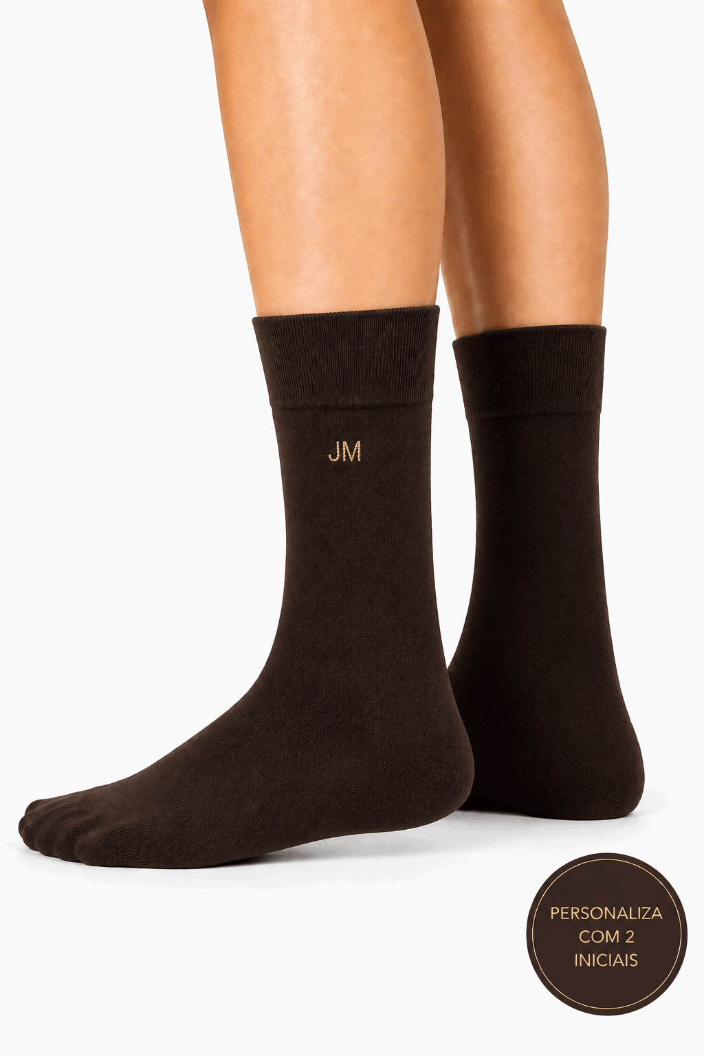 Meias Personalizáveis com Seda | Toque Suave e Elegante | Sem Costura na Biqueira | Ref.11974 - Image 3