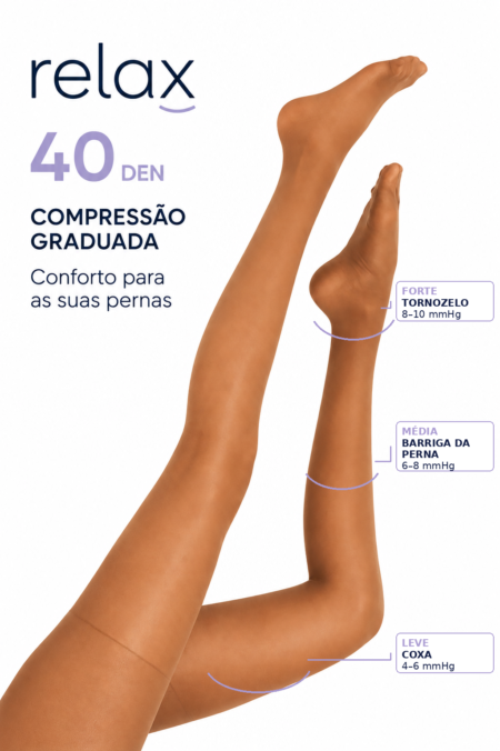Collants de descanso Relax 4O DEN | Compressão Graduada