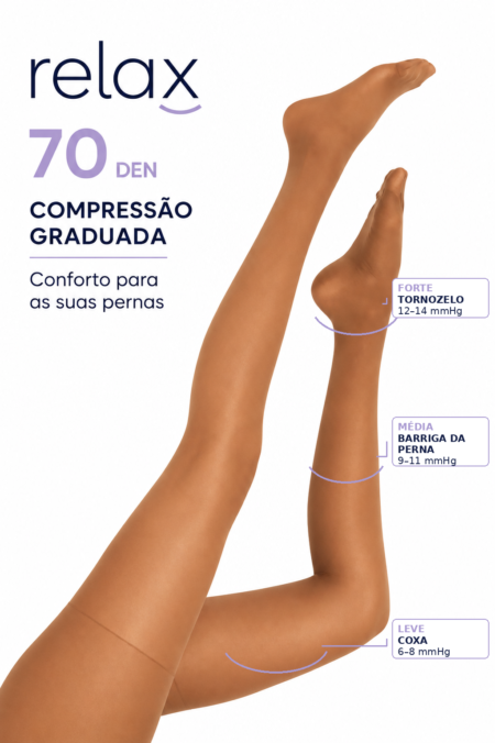Collants de descanso Relax 7O DEN | Compressão Graduada