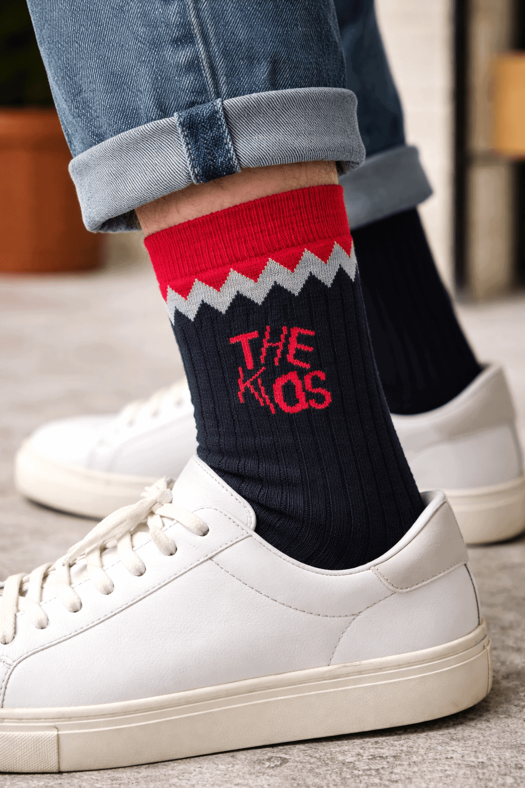 Meias em Algodão Penteado com Padrão The Kids | Sem Costura na Biqueira Ref. 20939