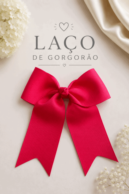 Laço Gorgorão Fushia  | Grande