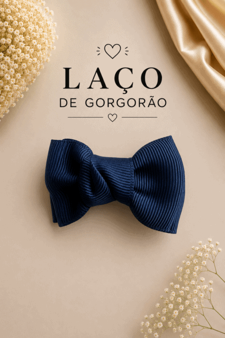Laço Gorgorão Marinho  | Pequeno