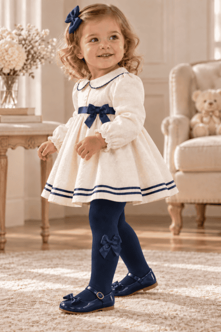 Collants de Bebé em Microfibra Ultraopacos 6O DEN | Soft Touch | Laço de Cetim | Ref.16412